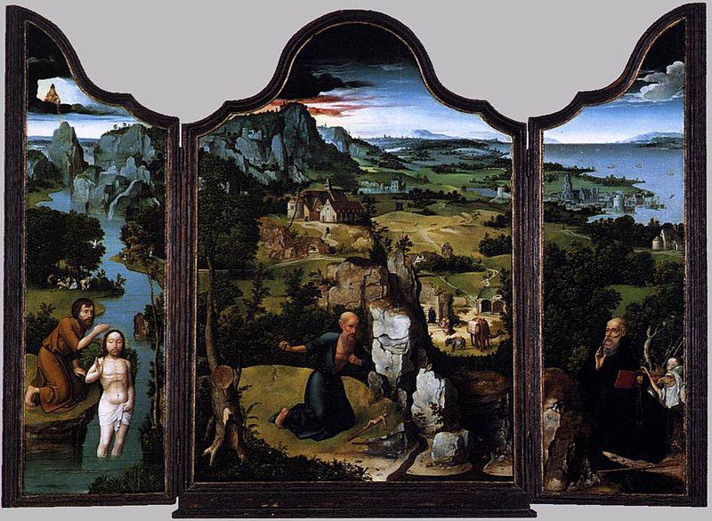 Joachim Patinir Triptych china oil painting image